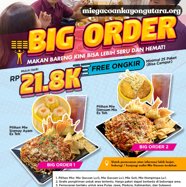 Big Order Mie Gacoan, Makan Rame Lebih Hemat Mulai 21,8K